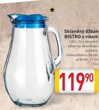 Skleněný džbán