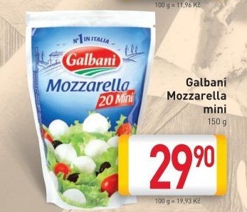 Sýr Mozzarella Galbani mini