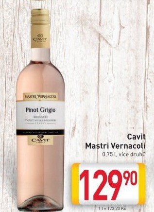 Vína Mastri Vernacoli Cavit Trento