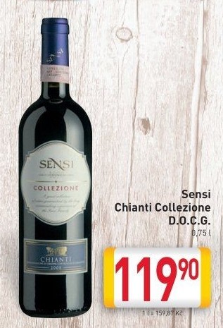 Víno Chianti Collezione Sensi