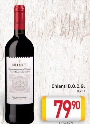 Víno Chianti D.O.C.G.