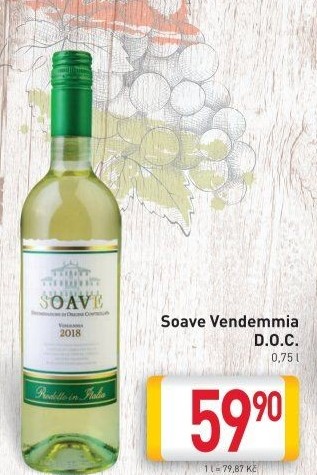 Víno Vendemmia DOC Soave