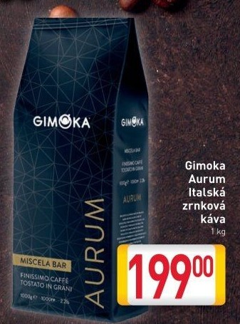 Zrnková káva Bar Aurum Gimoka