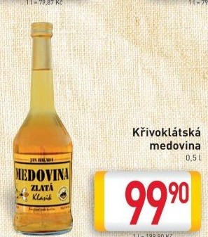 Medovina Křivoklátská Jan Halada