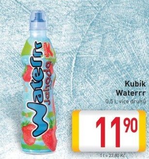 Ochucená voda Waterrr Kubík