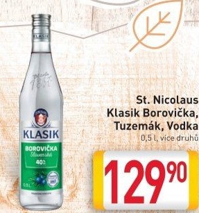Pálenka Borovička slovenská Klasik St. Nicolaus