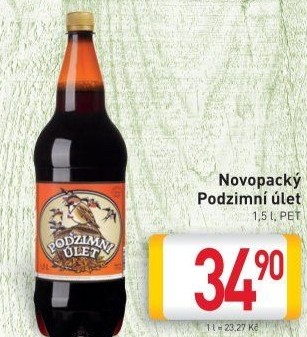 Pivo Novopacký podzimní úlet
