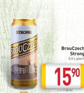 Pivo Strong Brouczech Pivovar Nová Paka