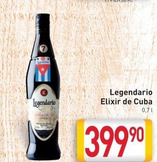Rum Legendario Elixir de Cuba 7YO