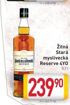 Stará žitná myslivecká Reservé