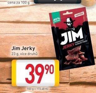 Sušené maso Jim Jerky