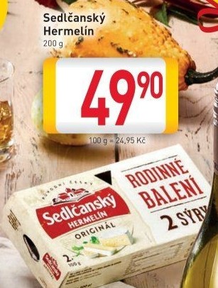 Sýr Hermelín Sedlčanský