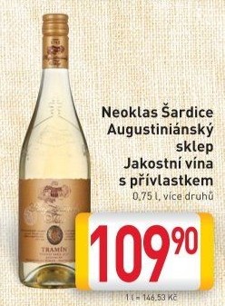 Vína Augustiniánský sklep - přívlastková