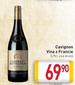 Víno Cavignon