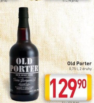 Víno Old Porter