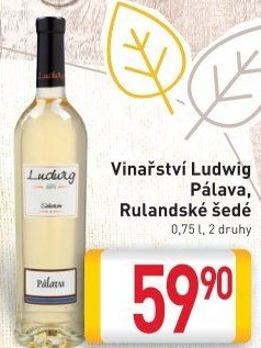 Víno Pálava Vinařství Ludwig