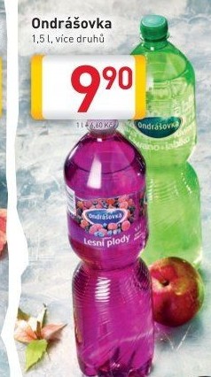 Voda ochucená Ondrášovka