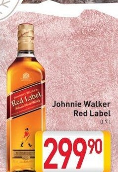 Whisky Red Label Johnnie Walker