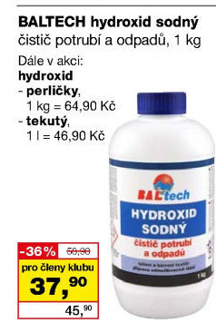 Hydroxid sodný Baltech