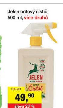 Čistič octový Jelen