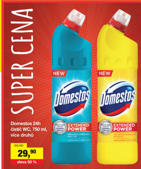 Čistič WC gelový Domestos