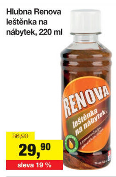 Leštěnka na nábytek Renova