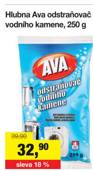 Odstraňovač vodního kamene AVA