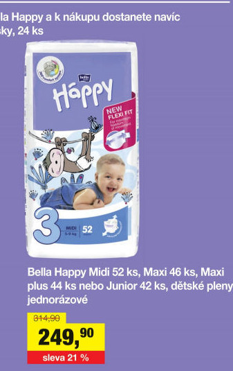 Pleny dětské Háppy Bella