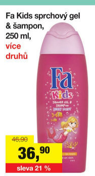 Sprchový gel dětský Fa