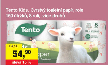 Toaletní papír 3vrstvý Kids Tento