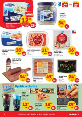 akční leták Penny Market 30.9.2021-6.10.2021