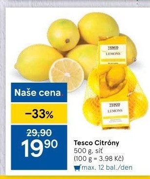 Citrony Tesco