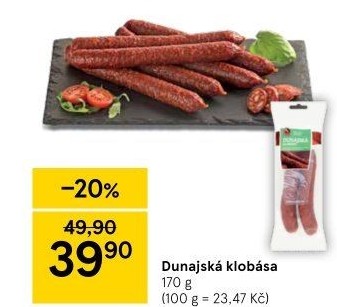 Dunajská klobása Krahulík