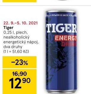 Energetický nápoj Tiger