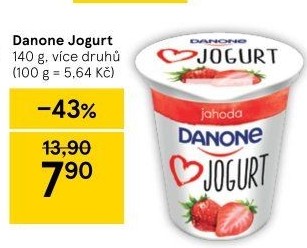 Jogurt ochucený Danone