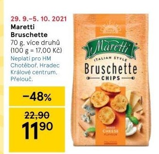 Krekry Maretti Bruschette
