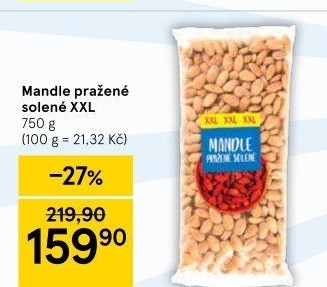 Mandle pražené