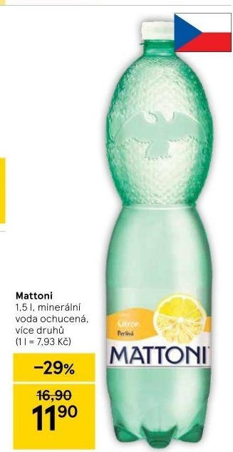 Ochucená voda Mattoni