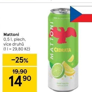 Ochucená voda Mattoni