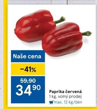 Paprika červená