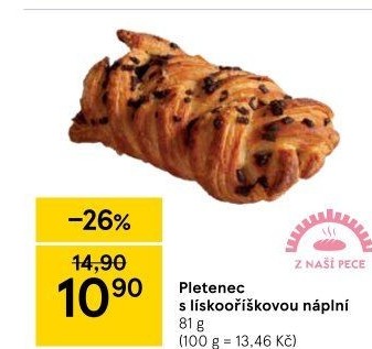 Pletenec plněný