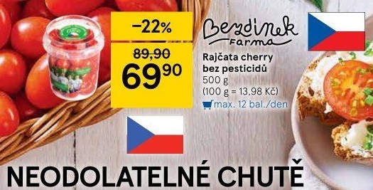 Rajčata cherry Farma Bezdínek