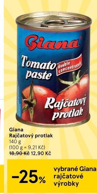 Rajčatový protlak Giana