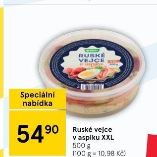Ruské vejce v aspiku Delika