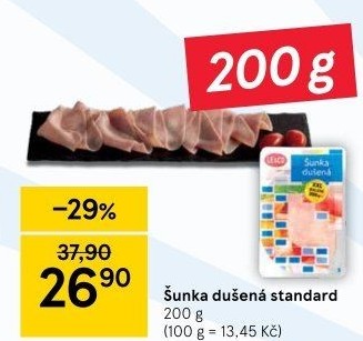 Šunka dušená standard LE&amp