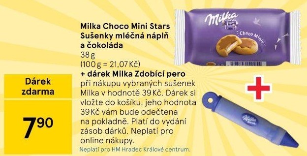 Sušenky Choco Minis Milka