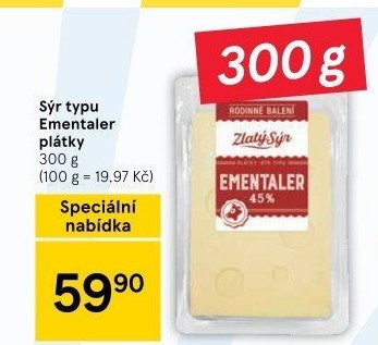 Sýr Ementál Zlatý sýr