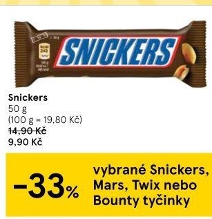 Tyčinka Snickers