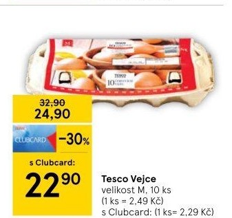 Vejce M Tesco