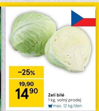 Zelí hlávkové bílé